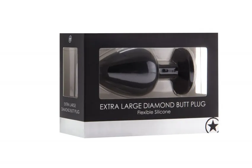 Plug Diamant - Noir- XL 3 Plug Diamant - Noir- XL