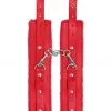 Menottes En Cuir Et Fourrure - Rouges -Lingerie boutique 42434scr dca54230d58528e