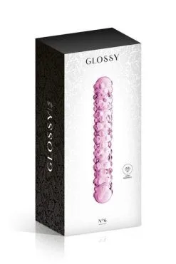 Dildo En Verre - Glossy N°6 - Rose