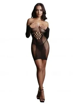 Le Désir Robe Filet Manches Longues - Alice - Le Désir