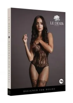 Le Désir Bodystocking En Dentelle Florale Et Filet - Léa