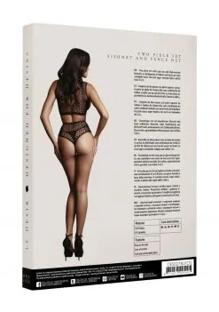 Le Désir Ensemble Avec Culotte Haute Et Brassière En Résille - Alice