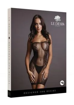 Le Désir Robe Bustier Résille Et Dentelle - Linda - Le Désir -Lingerie boutique 76430scr 3dfe0e6c420f67e