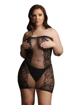 Le Désir Robe Bustier Résille Et Dentelle - Linda - Le Désir -Lingerie boutique 87579scr b376a42ab1357a7