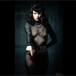 Patrice Catanzaro Robe Longue En Résille Azia -Lingerie boutique azia robe