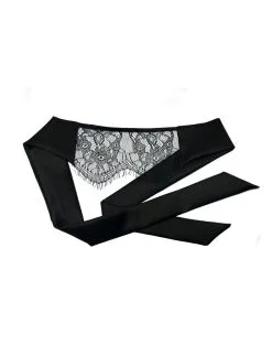 E.L.F. Zhou London Bandeau En Satin Et Dentelle - Météorite