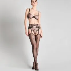 Maison Close Bas Deux Coutures Coupé-roulé 20 Deniers -Lingerie boutique bas deux coutures coupe roule 3