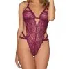 Body En Dentelle Fuchsia Avec Dos En Lanières 1 Body En Dentelle Fuchsia Avec Dos En Lanières -Lingerie boutique body dos lanieres dentelle fuschia 1