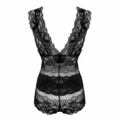 Paloma Casile Body En Dentelle Française - Johnny -Lingerie boutique body johnny noir 4
