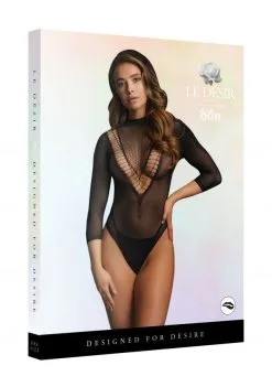 Le Désir Body En Résille Avec Décolleté Ajouré En V - Bliss -Lingerie boutique body resille decollete v ajoure bliss 4
