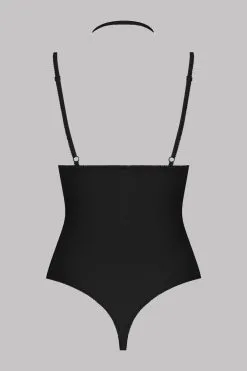 Maison Close Body String Seins Nus - Noir - Le Petit Secret -Lingerie boutique body seins nus petit secret noir 4