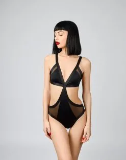 E.L.F. Zhou London Body Jet Black - One Piece Bodysuit 9 E.L.F. Zhou London Body Jet Black - One Piece Bodysuit -Lingerie boutique bodysuit 4