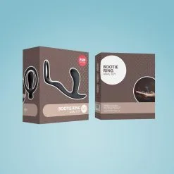 Fun Factory Plug Prostatique Avec Cockring - Bootie Ring 9 Fun Factory Plug Prostatique Avec Cockring - Bootie Ring -Lingerie boutique bootie ring cock ring with butt plug slate packshot 1800x1800