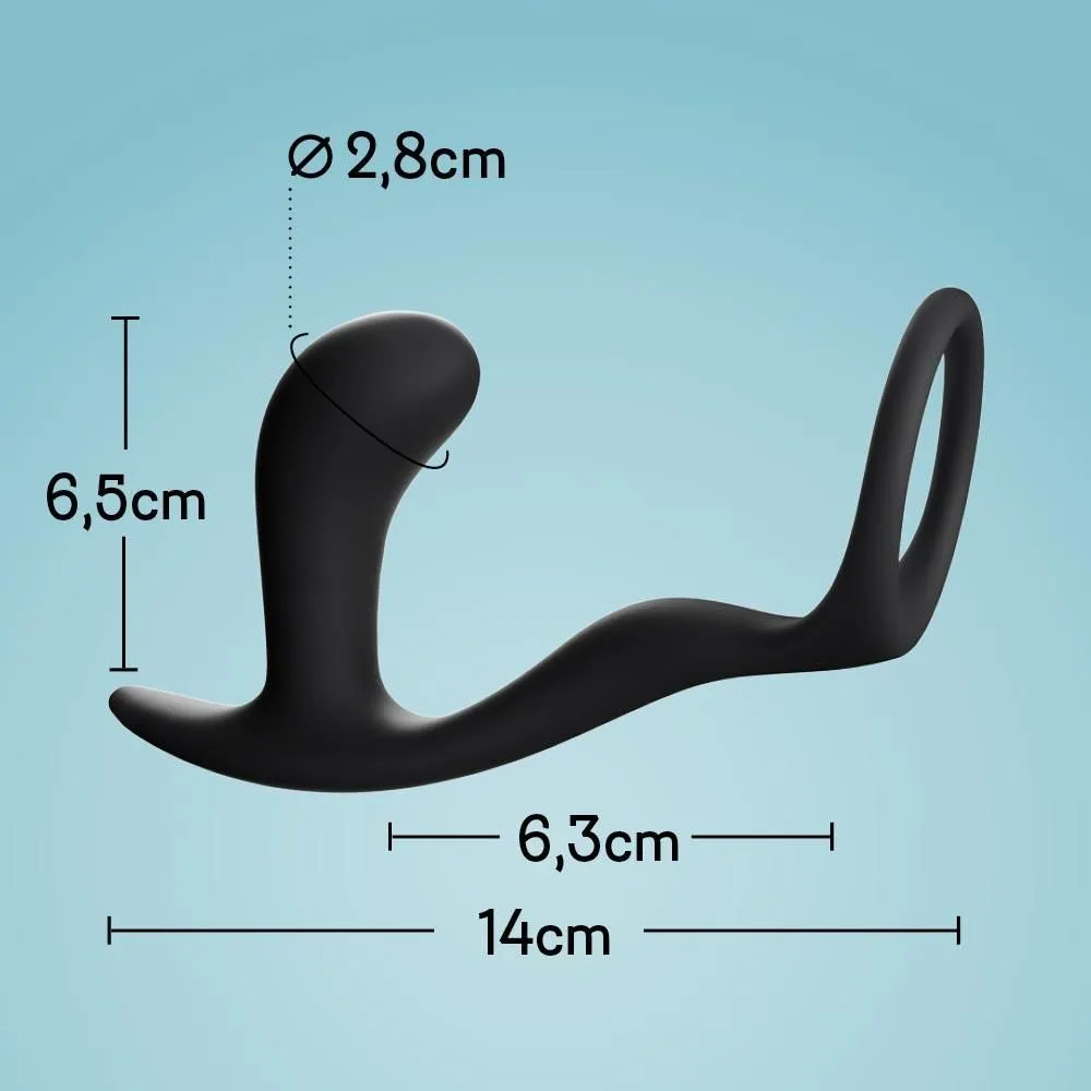 Fun Factory Plug Prostatique Avec Cockring - Bootie Ring 3 Fun Factory Plug Prostatique Avec Cockring - Bootie Ring