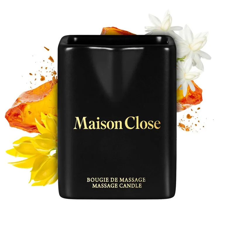 Maison Close Bougie De Massage - Avant Le Coucher - Fleur D'Ambre 3 Maison Close Bougie De Massage - Avant Le Coucher - Fleur D'Ambre