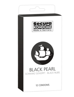 Préservatifs Perlés - Black Pearl - X12