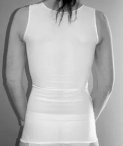 Binder Poitrine Long - Blanc 19 Binder Poitrine Long - Blanc -Lingerie boutique chestbinderlongblancdos 4