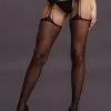 Le Désir Collant Effet Porte-jarretelles En Résille Avec Strass -Lingerie boutique collant effet porte jarretelles strass 1