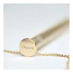 Collier Vibrant Plaqué Or 24 Carats -Lingerie boutique collier vibro crave or 2