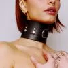 The Sinners Choker Minerve En Cuir épais