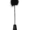 Cravache Et Marabout - Noir -Lingerie boutique cravache plume 1