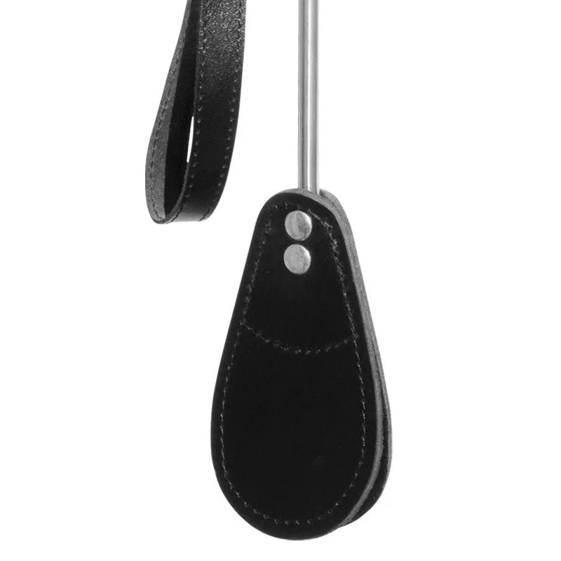 Cravache Courte Mèche Ronde En Cuir Et Acier 4 Cravache Courte Mèche Ronde En Cuir Et Acier – Image 2