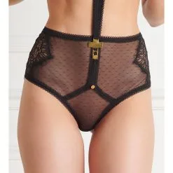 Maison Close Culotte Haute Avec Harnais - Inspiration Divine -Lingerie boutique culotte haute harnais inspiration divine 3