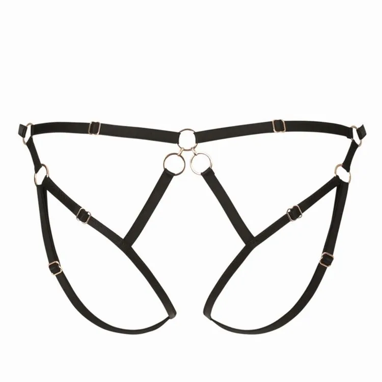 Impudique Culotte Ouverte Effet Harnais - Tabatha 6 Impudique Culotte Ouverte Effet Harnais - Tabatha – Image 4