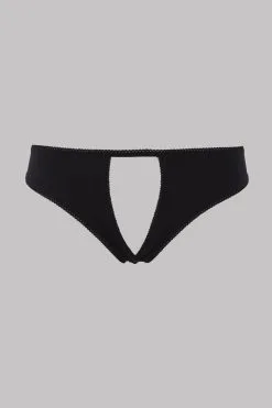 Maison Close Culotte Ouverte - Le Petit Secret - Noir 10 Maison Close Culotte Ouverte - Le Petit Secret - Noir -Lingerie boutique culotte ouvrable petit secret noir 4