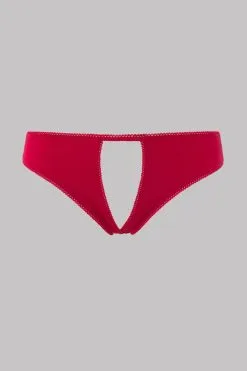 Maison Close Culotte Ouverte - Le Petit Secret - Rouge 10 Maison Close Culotte Ouverte - Le Petit Secret - Rouge -Lingerie boutique culotte ouvrable petit secret rouge 4