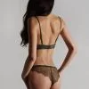 Maison Close Culotte En Soie Et Dentelle - Rendez-vous Kaki -Lingerie boutique culotte rendez vous kaki 6
