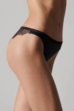 Maison Close Culotte En Soie Et Dentelle - Rendez-vous Noir 11 Maison Close Culotte En Soie Et Dentelle - Rendez-vous Noir -Lingerie boutique culotte rendez vous noir 6