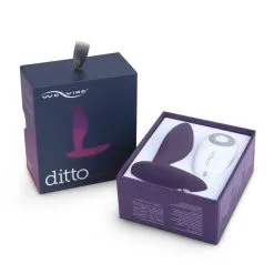 We-Vibe Plug Anal Télécommandé Ditto - Violet 10 We-Vibe Plug Anal Télécommandé Ditto - Violet -Lingerie boutique ditto box purple open