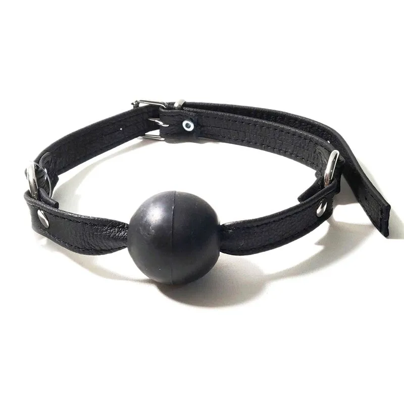 Dollhouse Gag-ball En Cuir Souple Et Latex 3 Dollhouse Gag-ball En Cuir Souple Et Latex