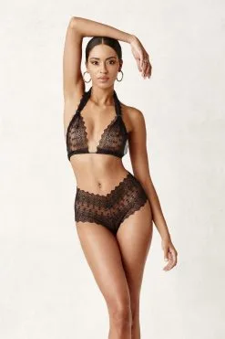 Bracli Soutien-gorge - Geneva Dark -Lingerie boutique geneva dark panty and dark bra black 2 1