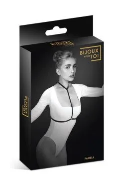 Harnais De Poitrine En Lanières élastiques - Pamela 7 Harnais De Poitrine En Lanières élastiques - Pamela -Lingerie boutique harnais poitrine pamela 2