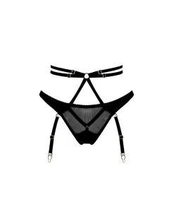 E.L.F. Zhou London Culotte En Soie Avec Porte-jarretelles Amovibles - Dahlia