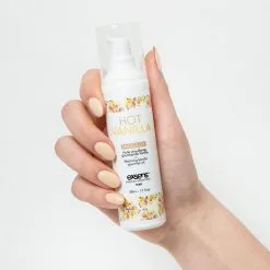 Exsens Huile De Massage Chauffante Et Comestible - Vanille -Lingerie boutique huile chauffante vanille 2