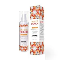 Exsens Huile De Massage Chauffante Bio - Pêche Blanche