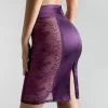 Maison Close Jupe Crayon - Villa Satine - Violet -Lingerie boutique jupe villa satine violette 1
