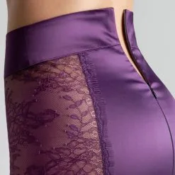 Maison Close Jupe Crayon - Villa Satine - Violet -Lingerie boutique jupe villa satine violette 5