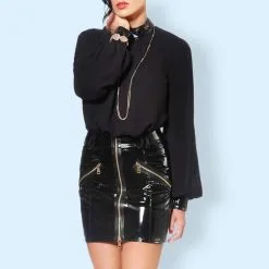 Patrice Catanzaro Jupe En Vinyle - Emilia