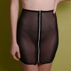 Dollhouse Jupe Courte Ouvrable En Résille