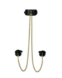 Choker Et Menottes En Laisse En Cuir 7 Choker Et Menottes En Laisse En Cuir -Lingerie boutique la2206