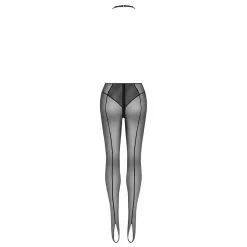 Maison Close Legging Fuseau En Tulle Transparent - L'Amoureuse - Dahlia Noir -Lingerie boutique legging l amoureuse dahlia 5