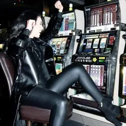 Patrice Catanzaro Legging En Wetlook - Vera -Lingerie boutique legging lycra laque vera catanzaro 3