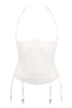 Luxxa Guêpière Seins Nus En Dentelle Ivoire - Nougat 6 Luxxa Guêpière Seins Nus En Dentelle Ivoire - Nougat -Lingerie boutique ligne nougat corps de guepiere modulable nougat luxxa lingerie