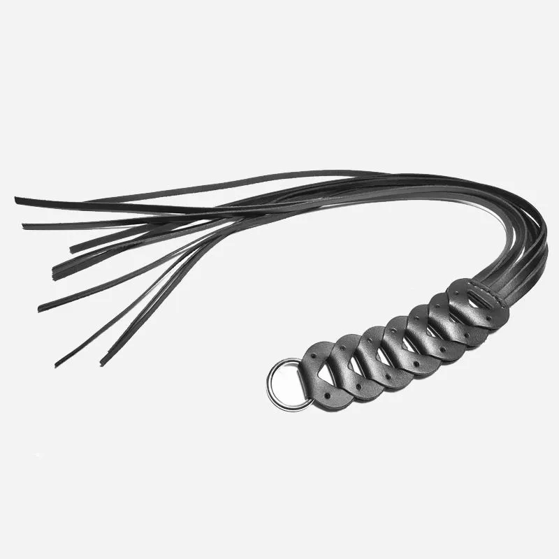 The Sinners Martinet En Cuir - Manche Tressé 3 The Sinners Martinet En Cuir - Manche Tressé