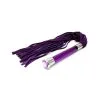 Martinet En Daim Manche En Verre - Violet -Lingerie boutique martinet daim violet manche verre cristal 1
