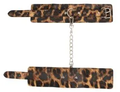 Menottes Léopard En Simili Cuir 8 Menottes Léopard En Simili Cuir -Lingerie boutique menottes leopard 3